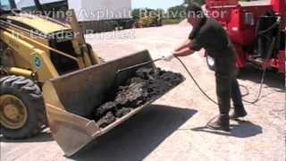 Asphalt Recycling Demonstration Featuring the Asphalt Rejuvenator  Release Agent Spray System [upl. by Haram]