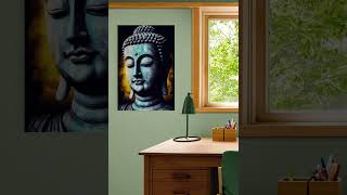 Blue Zen Wall Art Serene Zen Artwork for Mindful Living ZenArtBliss [upl. by Shem]