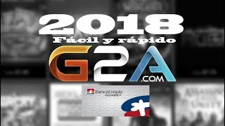 COMO PAGAR CON CUENTA RUT EN G2A  2018 [upl. by Mariellen]