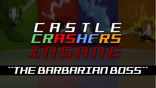 How to beat the barbarian boss insane mode Castle crashers [upl. by Ellehcer]