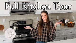 Full Kitchen Tour  Look Inside My Pantry Cabinets Drawers amp Fridge  The Floral Apron [upl. by Samira]