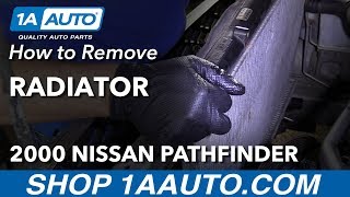 How to Replace Radiator 9600 Nissan Pathfinder [upl. by Ogu]