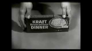 VINTAGE 1958 KRAFT MACARONI amp CHEESE DINNER COMMERCIAL [upl. by Eugenie]