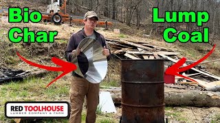 A Tale of TWO CHARCOALS Biochar and Lump Coal Making [upl. by Eenahc329]