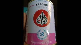 DIMETHOATE  Tafgor insecticide uses and dose कीटनाशक [upl. by Arvonio753]