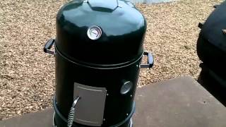 Master Forge Vertical Charcoal Smoker Part Two  and mods from UDS [upl. by Gnaoh]