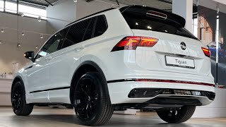 Volkswagen NEW Tiguan RLine Black Style 2023 Oryx White 20 inch Suzuka Black Walk Around amp Detail [upl. by Amles]