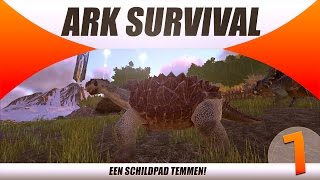 ARK SURVIVAL EVOLVED S3 07 EEN SCHILDPAD TEMMEN [upl. by Llenej]