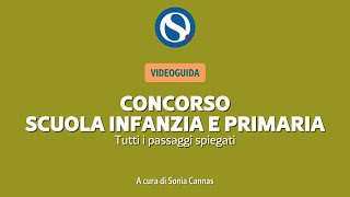 VIDEO TUTORIAL  Concorso infanzia e primaria come fare la domanda passo dopo passo [upl. by Valorie]