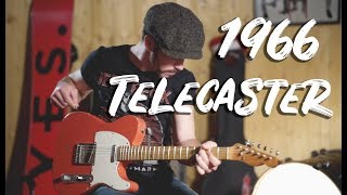 Fender Telecaster 1966 Fiesta Red  Guitare Vintage Demo [upl. by Dunham40]