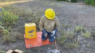 Exothermic Welding with a Cadweld ONE SHOT [upl. by Paza]