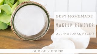 Best DIY Makeup Remover  AllNatural Makeup Remover Wipes [upl. by Proctor]