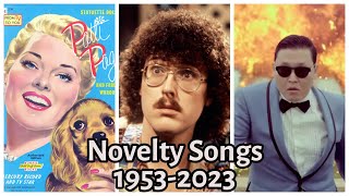 Top 100 Novelty Songs 19532023 [upl. by Noah307]