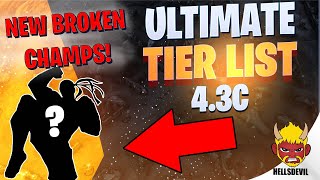 WILD RIFT  ULTIMATE TIER LIST PATCH 43C  NEW BROKEN CHAMPS [upl. by Erreit10]