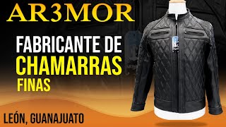 Aremor Fábricante de chamarras de piel fina en León Guanajuato México jacket leather fabric mx [upl. by Aisiat]