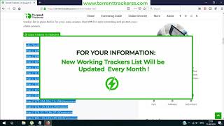 How to Add Trackers to Increase Download Speed  Fix Dead Torrents  Torrent Trackers List [upl. by Randene]