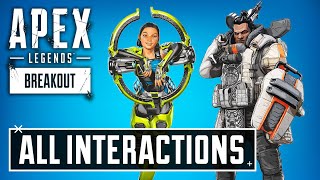 Apex Legends Season 20 All Interactions Voice Lines [upl. by Gustavus]