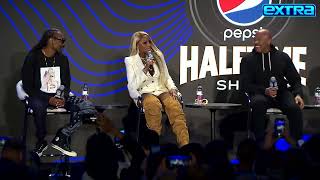 Super Bowl LVI Dr Dre Mary J Blige and Snoop Doggs Halftime Press Conference [upl. by Nyloj]