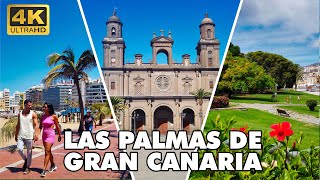 LAS PALMAS DE GRAN CANARIA 🌞 Spain 🇪🇸  TOP Places and Beaches 🏖️  FULL WALKING TOUR 4K UHD [upl. by Nivrem]