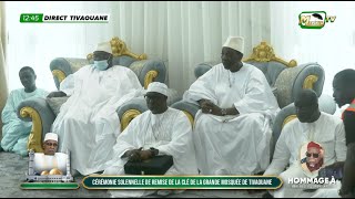 🔴 DIRECT  TIVAOUANE  Cérémonie Solennelle de Remise de la Clé de la Grande Mosquée de Tivaouane [upl. by Doss604]