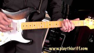 TSOL guitar lesson quotCode Bluequot PlayThisRiffcom [upl. by Luby]