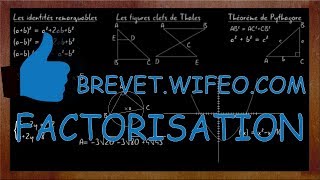 FACTORISATION Exercice type Brevet Correction et Astuces [upl. by Eddie434]