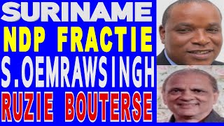 SURINAME NDP Bouterse Fractie vs SUNIL Oem raw singh verkiezing 2025 SU NA ME 2024 [upl. by Northington]