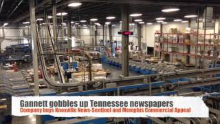 Gannett buys all but 1 of Tennessees major newspapers [upl. by Annairdua]