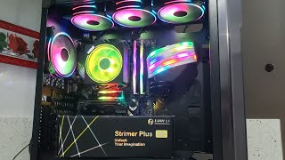 Cabo extensor lian li strimer plus 24 pinos argb  unboxing instalação e efeitos rgb [upl. by Averil]