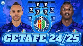 RECONSTRUCCIÓN GETAFE CF 20242025 ¿EQUIPO NUEVO ENTERO  FICHAJES Y ONCE IDEAL [upl. by Sothena587]