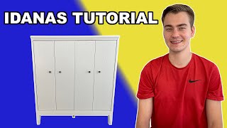 IKEAs Idanäs Cabinet With BiFolding Doors Tutorial [upl. by Early]