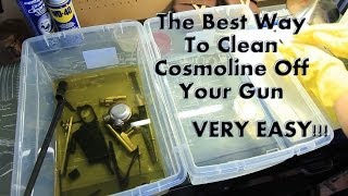 Best Way To Remove Cosmoline And The Easiest way To Clean Cosmoline HD 1080p [upl. by Ashely]