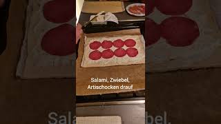 Einfaches schnelles und günstiges Rezept Pide aus Pizzateig in 5 Minuten pizza rezept [upl. by Nakhsa]