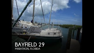 SOLD Used 1988 Bayfield 29 in Marathon Florida [upl. by Anerom]