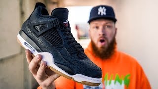 IS THE AIR JORDAN 4 BLACK LASER WORTH 200 [upl. by Gnouv]