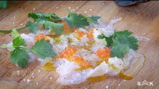 How to make Snapper Ceviche with Salmon Caviar  Sydney Harbour Kitchen Ep 2 [upl. by Hayidah]