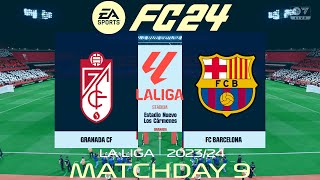 FC 24 Granada vs Barcelona  La Liga 202324  PS5 Full Match [upl. by Erusaert]