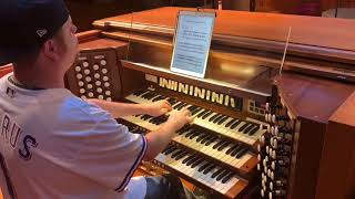 Phantom of the Opera by Texas Rangers organist Dustin Tatro [upl. by Lleval]