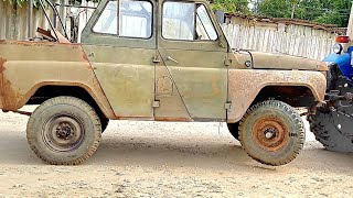 Restoration of the rear axle of the old UAZ 469 vehicle [upl. by Jason137]