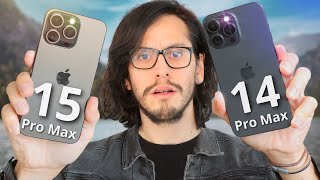 iPhone 15 Pro Max vs iPhone 14 Pro Max  Review en Español [upl. by Archy]