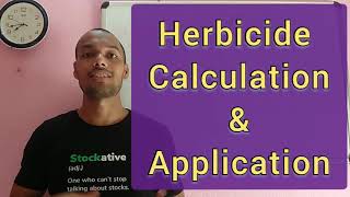 Herbicide dose calculation and precautionary measures for application of herbicides herbicide [upl. by Nilrem]