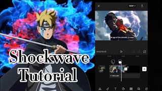 Shockwave overlayCapcut tutorial [upl. by Aleuname]