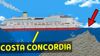 Costa Concordia HIT A REEF  Floating Sandbox [upl. by Idelle]