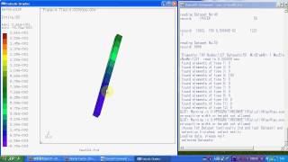 CalculiX  How to build the dynamic contour animation [upl. by Selrac177]