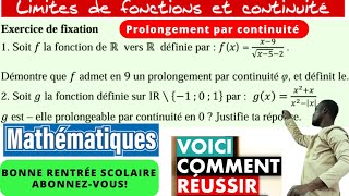 Prolongement par continuitécas radical et valeur absolue [upl. by Alyssa]