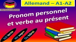 Facilement expliqué Allemand  Pronoms personnels et verbes au présent [upl. by Cynera759]