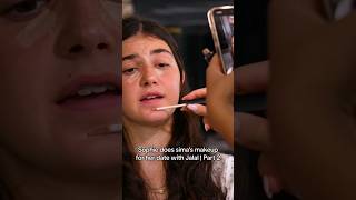 Sophies the worst makeup artist ever😂 keemokazi keemokazishort keemokazipranks [upl. by Hennie]