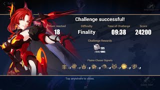 Honkai Impact 3 Elysian Realm Finality Vermilion Knight Eclipse Charged ATK Full Run [upl. by Loreen]