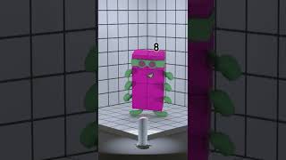 Numberblocks en 2D y 3D  Aprender a contar  Numberblocks Español shorts [upl. by Nyluqcaj666]