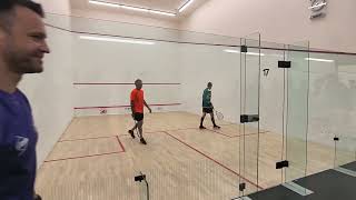 P2 Ad Heskes v George Kousseff 65 World Squash Masters August 20 2024 [upl. by Adnilre]